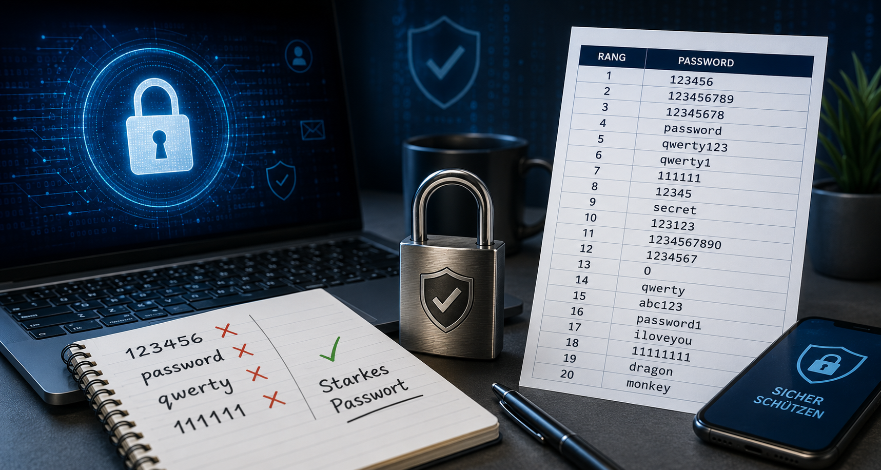 World Password Day 123456 ist weiterhin das häufigste Passwort