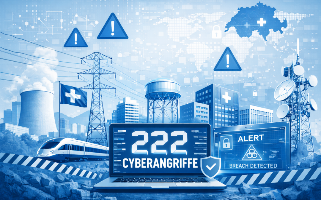 Angriffe auf kritische Infrastrukturen: Das BACS verzeichnet 2025 insgesamt 222 Meldungen