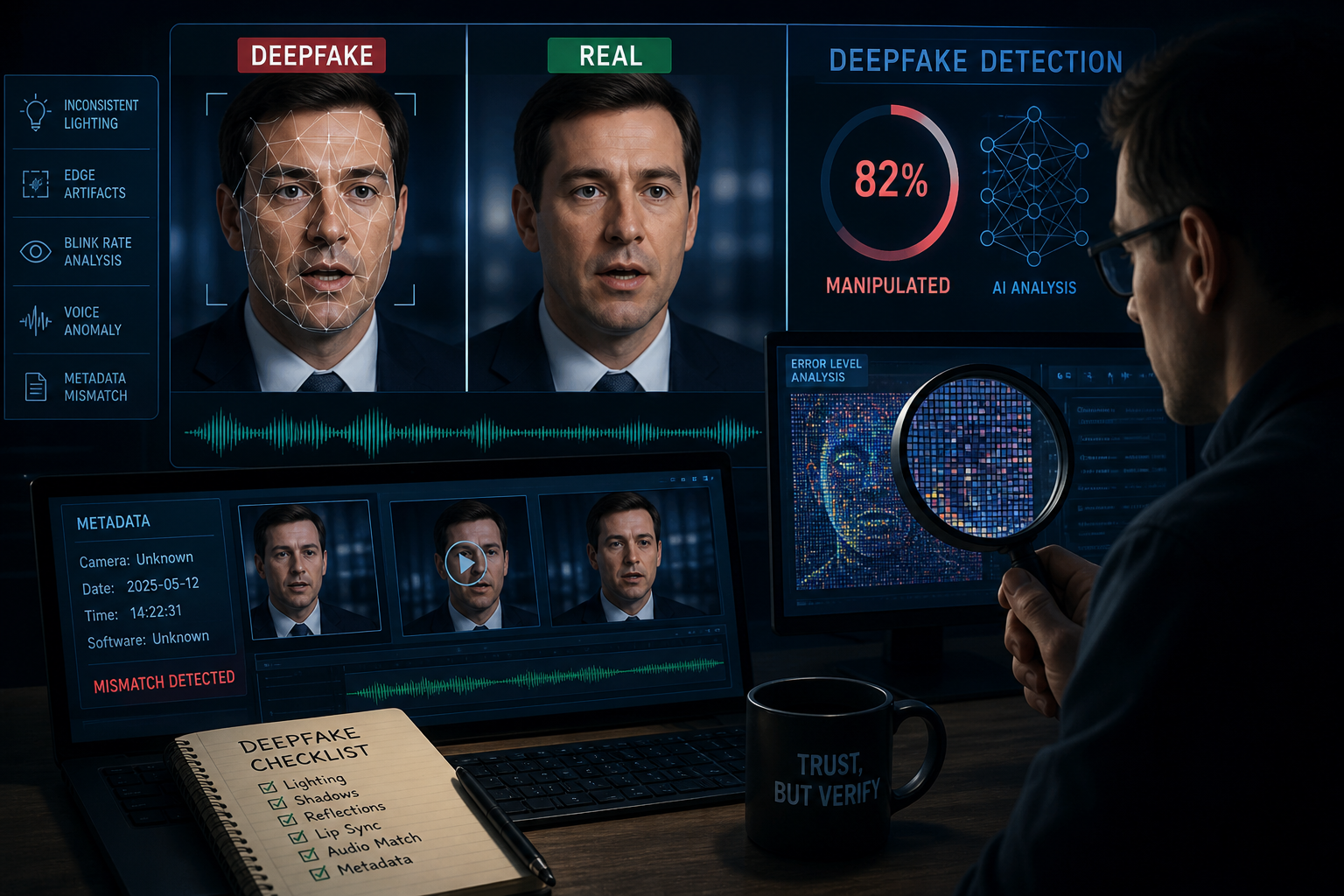 Vorsicht Deepfakes Mit diesen Methoden entlarven Experten KI-Fälschungen